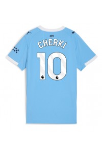 Fotbalové Dres Manchester City Rayan Cherki #10 Dámské Domácí Oblečení 2025-26 Krátký Rukáv